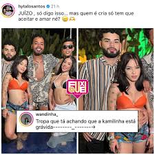 Hytalo Santos posts and leaves curious faces, they are speculating that  Kamylinha is pregnant. Will it be people? (📸ImageReplay: Internet)