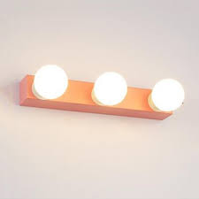 Diy Multi Light Strip Vanity Light Modern Colorful Third Gear Makeup Mirror Lighting In Orange Beautifulhalo Com