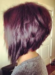 This long front, short back angled bob cut is favorable to most ladies with straight thin brunette hair. 61 Charming Stacked Bob Hairstyles That Will Brighten Your Day