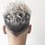 Platinum Curly Hair Men