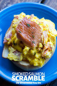 Smoked Salmon Scrambled Eggs Easy Breakfast Or Brunch Recipe Recipe Recipes Outdoor Cooking Recipes Brunch Recipes