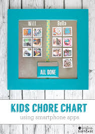 Diy Kids Photo Chore Chart My Sisters Suitcase Packed