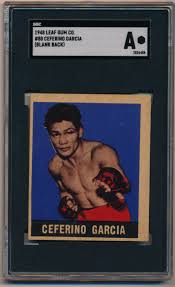 Sino nga ba si ceferino garcia? Clean Sweep Auctions Item 675250 1948 Leaf 80 Ceferino Garcia Blank Back Sgc Authentic