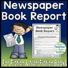 By daily report legal services. Newspaper Book Report Template Fiction Non Fiction Book Report Newspaper