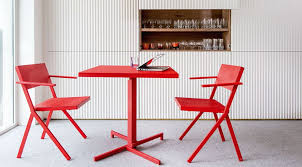 ( 4.1 ) out of 5 stars 85 ratings , based on 85 reviews current price $197.43 $ 197. Red Table And Chairs Set Mia From Emu By Jean Nouvel