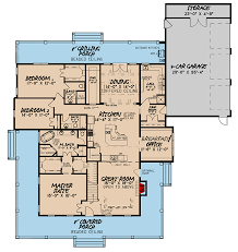 Modern Farmhouse Plan With Wraparound