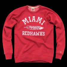 Miami Redhawks Crewneck 58 Miami Redhawks University Of Miami Sweatshirts