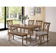 paige antique natural oak wood dining