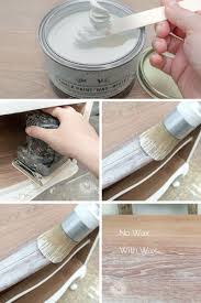 Annie Sloan White Wax Desk Restyle Salvaged Inspirations Paint Furniture Painted Furniture White Wax
