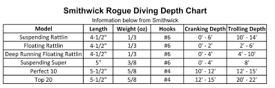 Smithwick Top 20 Rogue Clear Precision Fishing