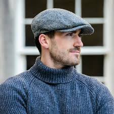 Flat Caps For Men Uk LinYooLi Mens Vintage Washed Flat Denim Jean Ivy  Newsboy Cabbie Gatsby