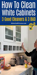 How To Clean White Kitchen Cabinets 3