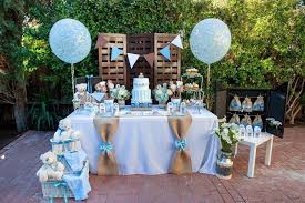 Teddy Bear Baby Shower Party Ideas Photo 1 Of 18 Baby Bear Baby Shower Baby Shower Vintage Outdoor Baby Shower