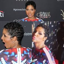 Close Cropped Wavy Shag Toni Braxton Short Hair Styles Easy Black Women Short Hairstyles Short Hair Waves