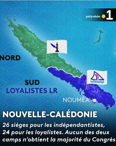 INFO] Les partis non-indépendantistes ont gagné du terrain dimanche lors  des élections provinciales en Nouvelle-Calédonie, les premières depuis  2019, mais ils n'atteignent pas la majorité au Congrès du territoire. Ce  statu quo