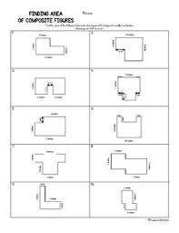 3rd Grade Students Work To Find The Area Of The Composite Figure By Decomposing The Shapes Into Smaller Rectangles Or Square Finding Area Area Worksheets Teks