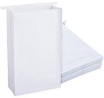 Juvale Paper Disposable Vomit Bags - White Paper, 6 x 2.6 x 9.7 in, 50 Count - Car Travel Essentials for Long Trips & Motion Sickness Relief - Vomit & ...