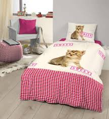 Housse De Couette Avec Chat Pour Chambre De Fille Meubles En Ligne Mobilier De Salon Housse De Couette