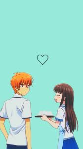 Kyo And Tohru Wallpaper Wallpaper Couple In 2020 Fruits Basket Fruits Basket Anime Fruits Basket Manga