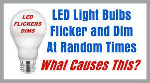 A light bulb can burn out in just a few days from wildly fluctuating currents caused by loose wires. What Causes Led Light Bulbs To Flicker Dim At Random Times