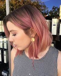 Rosa Und Rosegold Schattierungen Fur 2018 2019 Haircolorrosegold Short Hair Balayage Short Ombre Hair Hair Styles