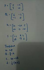 Maybe you would like to learn more about one of these? Soal Kesamaan Matriks Kami
