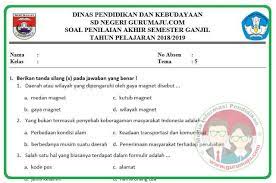 Seperti pada postingan yang lalu soal terdiri dari 25 soal pilhan ganda. Soal Pas Uas Kelas 6 Tema 5 Kurikulum 2013 Revisi 2018 Guru Maju