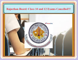 Rajasthan education minister govind singh dotasra took to twitter to announce the meeting after cbse and cisce decided to cancel class 12 board examinations on tuesday. Rajasthan Board Exam Cancelled 2021 Sarkari Jobs