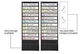 daily schedule pocket chart office chart school chart a multi pocket hanging file organizer great for managing schedule with pockets