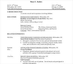 A microsoft word resume template is a tool which is 100% free to download and edit. 10 Social Worker Resume Templates Pdf Doc Free Premium Templates