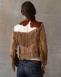 Rodeo Jacket Jackets Vests Women Ralphlauren Com Fringe Leather Jacket Western Fashion Ralph Lauren Womens Clothing