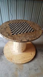 Prettypegs offer replacement coffee table legs that adds character to your side table or coffee table. This Is A Spool Table That I Got For 3 At Menards A Bit Of Sanding Fabric Modge Podge Stain And Epoxy And This Spool Table Recycled Furniture Modge Podge