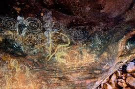 Aboriginal Cave Painting Uluru Cave Paintings Ancient Art Indigenous Art