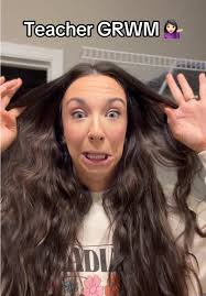 Getting Hair Brushed by Teacher