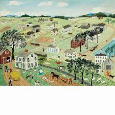 Sold Price Albert Webster Davies American 1889 1967 Harvest Time October 3 0113 10 00 Am Edt Celeste Holm Oscar Wins Louella Parsons