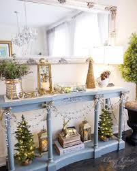 Console Table Christmas Styling Dining Room Entry Way Console Table Decorating Dining Room Console Table Anchor Home Decor