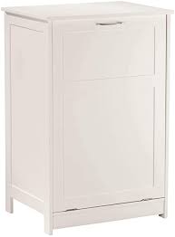 Buy now, pay later with seventh avenue credit. Amazon Com Oakridge Tilt Out Laundry Hamper Bin Freestanding Bathroom Storage Cabinet White 29 High Overall Home Kitchen