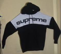 Supreme box logo hooded sweatshirt (fw17) black. Supreme Blocked Hoodie Hooded Sweatshirt Black Size Xl Fw17 Cdg Box Logo Yeezy Ebay