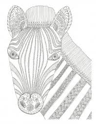 Zebra animals coloring pages zebra animals coloring pages. Zebra Adult Coloring Page Kidspressmagazine Com