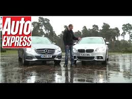 New Bmw 5 Series Vs New Mercedes E Class Auto Express Youtube