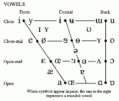 ipa vowel chart this is like the chart we used in class