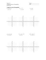 14) write a system of inequalities whose solution is the set of all points in quadrant i not including the axes. 33 Graphing Systems Of Inequalities Worksheet Free Worksheet Spreadsheet