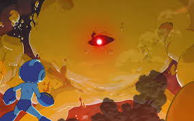 Deactivated Account Triptych Artwork Mega Man #megaman #rockman #yellow devil #yellow demon #my posts #my edits #i saw this pic of homer so we've all seen the yellow devil, ridley, and the dark lord already.