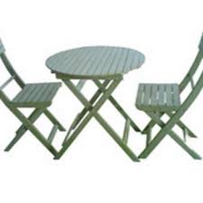 This outdoor dining set is made of durable plastic, which makes it weather resistant and easy to clean. Set Of 1 Round Table And 2 Folding Chairs Buy Garden Set Portable Folding Table And Chair Set Coffee Table Set Product On Alibaba Com