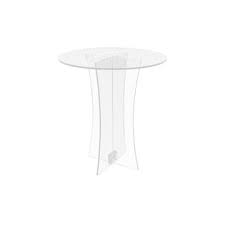 If you like to entertain, this is a great option. Fixturedisplays Clear Plexiglass Lucite Acrylic Round Dining Tradeshow Table 28 Diameter X 31 Height 10033 1