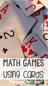 7 Math Games Using Playing Cards Math Card Games Free Math Games Math Games