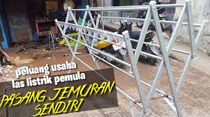 Hallo, saat ini anda berada dalam mode refrensi model jemuran baju dari besi, dimana judul refrensi: Cara Pasang Sendiri Jemuran Lipat Yang Benar Youtube