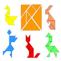 Este programa permite a geração instantânea de figuras geométricas, que podem ser totalmente personalizadas, facilitando a elaboração de conteúdos, exercícios e atividades. Tangram Prepara Enem