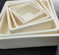 Square Alumina Ceramic Crucible Boat - ZYLAB