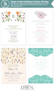 Hippie Wedding Wording Wedding Invitation Wording Heart Wedding Invitations Wedding Wording